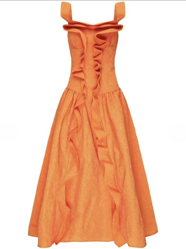 Rachel Gilbert Sana Dress Ember 2/AU10 - 10 / Orange - Dresses