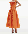 Rachel Gilbert Sana Dress Ember 2/AU10 - 10 / Orange - Dresses