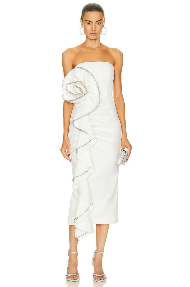 Rachel Gilbert Santiago Dress White Size AU 10 - 10 / White - Dresses