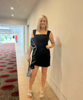 Rachel Gilbert Santiago Mini Dress Black - 12 / Black - Dresses