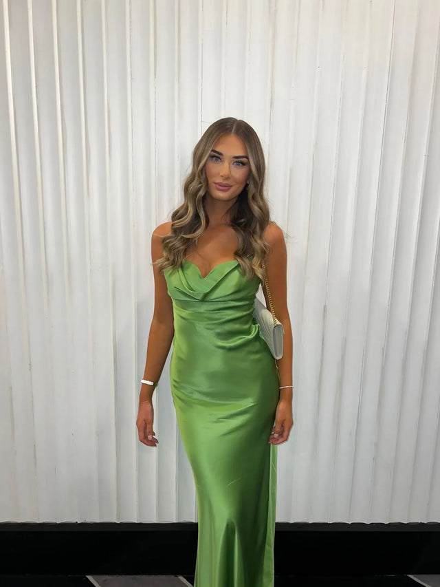 Rachel Gilbert Skye Gown in Green Size 1 / AU 8