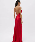 Rachel Gilbert Skyla Gown in Cherry Size 8 - 8 / Red - Dresses