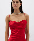Rachel Gilbert Skyla Gown in Cherry Size 8 - 8 / Red - Dresses