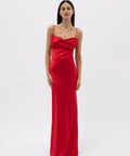 Rachel Gilbert Skyla Gown in Cherry Size 8 - 8 / Red - Dresses