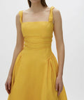 Rachel Gilbert Sophia Strap Dress Gold - Dresses