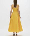 Rachel Gilbert Sophia Strap Dress Gold - Dresses