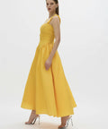 Rachel Gilbert Sophia Strap Dress Gold - Dresses