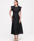 Rachel Gilbert Sophy Midi Dress in Black Size AU 12 - 12 / Black - Dresses