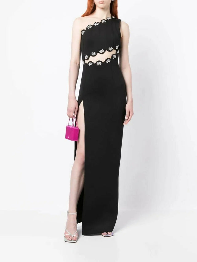 Rachel Gilbert - Rachel Gilbert Stella Gown Black Size AU 8