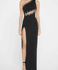 Rachel Gilbert - Rachel Gilbert Stella Gown Black Size AU 8