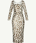 Rachel Gilbert Teddi Gown Brown 3/AU12 - 12 / Brown/White
