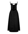 Rachel Gilbert Theo Midi Dress Black Size AU 10 - 10 / Black - Dresses