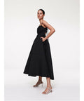 Rachel Gilbert Theo Midi Dress Black Size AU 10 - 10 / Black - Dresses