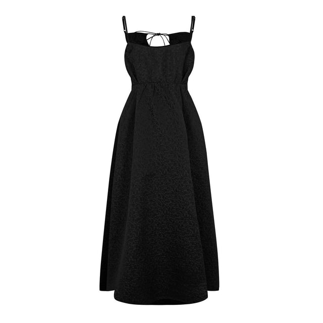 Rachel Gilbert Theo Midi Dress Black Size AU 10 - 10 / Black - Dresses