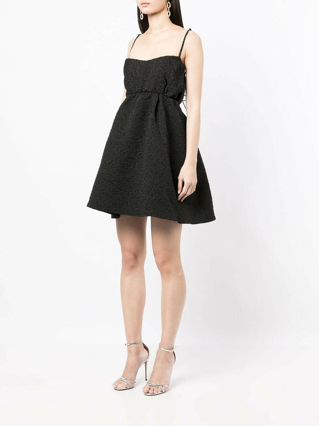 Rachel Gilbert Theo Mini Black Dress - 12 / Black - Dresses