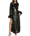 Rachel Gilbert Xanthy Gown Black 1/AU8 - 8 / Black - Dresses