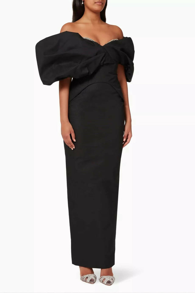 Rachel Gilbert Xavier Gown Black Size AU 10 - 10 / Black - Dresses
