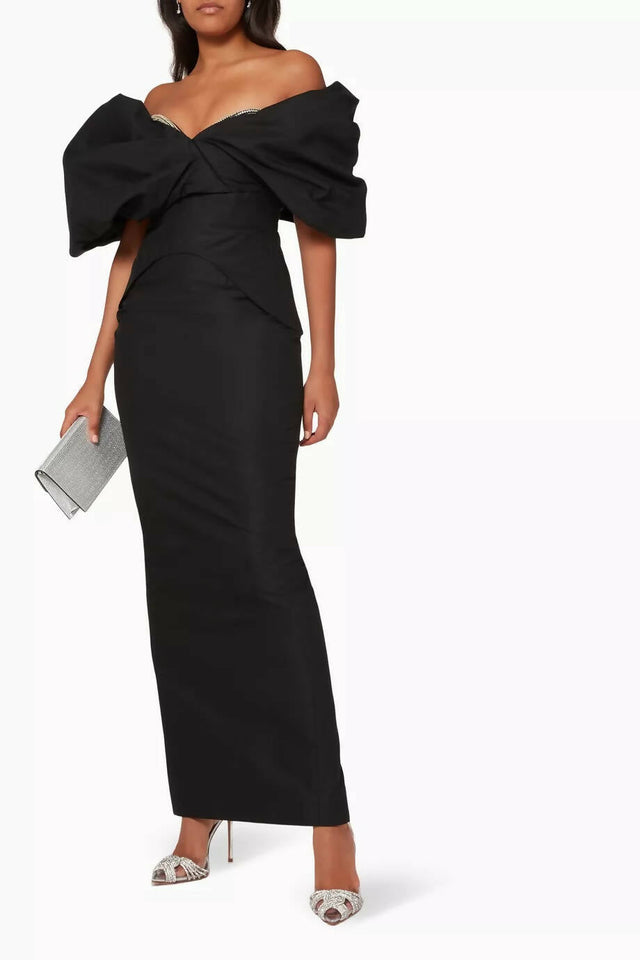 Rachel Gilbert Xavier Gown Black Size AU 10 - 10 / Black - Dresses