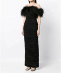 Rachel Gilbert Zion Gown Black - Dresses