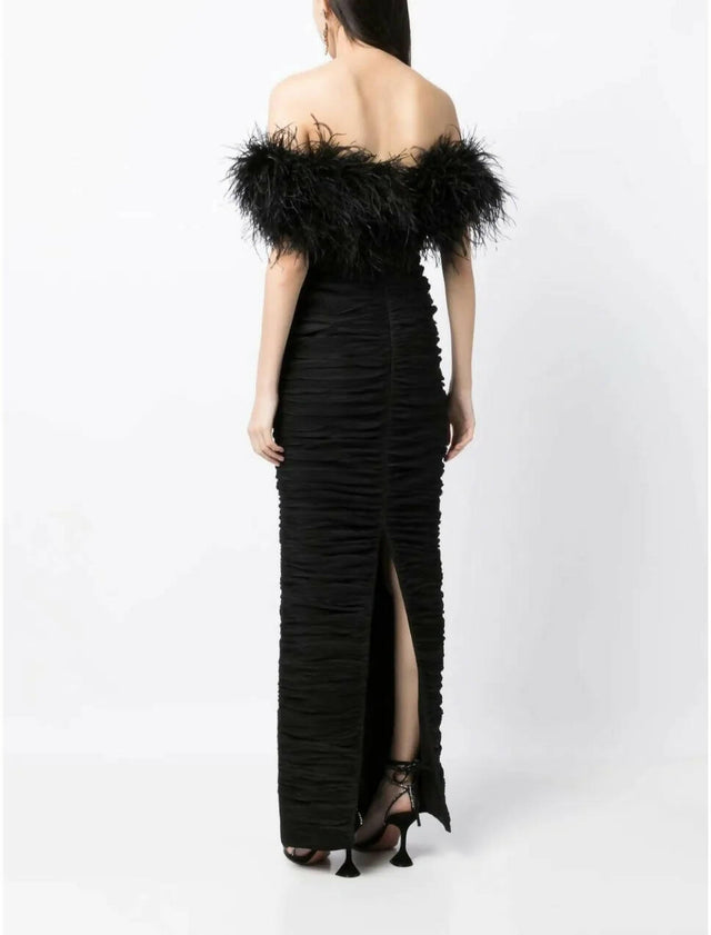 Rachel Gilbert Zion Gown Black - Dresses