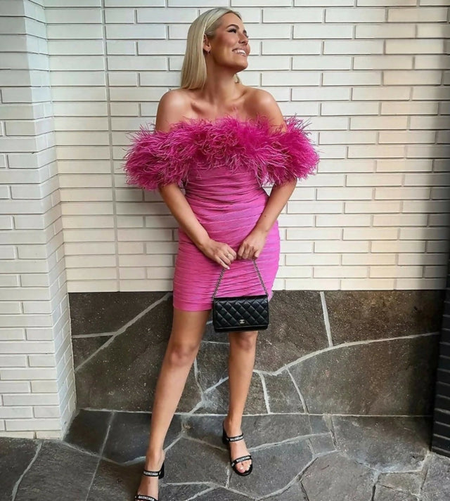 Rachel Gilbert Zion Mini Pink - Dresses
