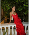 Rat and Boa Cecelia Dress - 6 / Red - Dresses