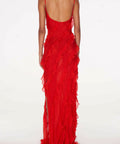 Rat and Boa Cecila Maxi Dress - 8 / Red - Dresses