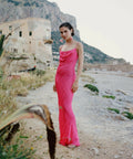 Rat and Boa Cerise Maxi Gown - 8 / Pink - Dresses