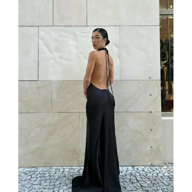 Rat and Boa Donyale Maxi Dress - 6 / Black - Dresses