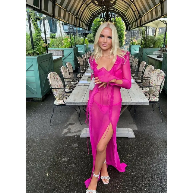 Rat and Boa Farretti Dress - 6 / Pink - Dresses
