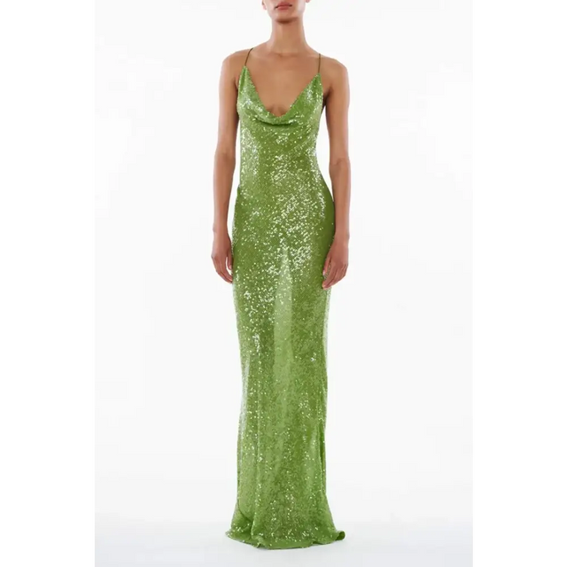 Rat and Boa Gaia Dress - 6 / Green - Dresses