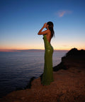 Rat and Boa Gaia Gown - 8 / Green - Dresses
