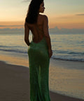 Rat and Boa Gaia Gown - 8 / Green - Dresses