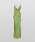Rat and Boa Gaia Gown - 8 / Green - Dresses