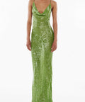 Rat and Boa Gaia Gown - 8 / Green - Dresses