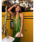Rat and Boa Juliana Jumpsuit - 6 / Green - Jumpsuits