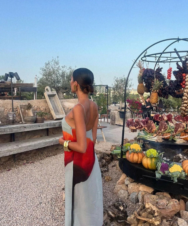 Rat and Boa Luciana Maxi Gown - 8 / Multi - Dresses