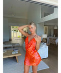 Rat and Boa Malika Dress - 8 / Orange - Dresses