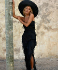 Rat and Boa Selena Midi Dress - 6 / Black - Dresses