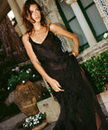 Rat and Boa Selena Midi Dress - 6 / Black - Dresses