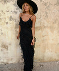 Rat and Boa Selena Midi Dress - 6 / Black - Dresses