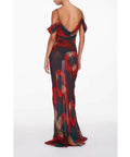Rat & Boa Adriana Dress in Abstract Floral Print - Dresses