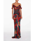Rat & Boa Adriana Dress in Abstract Floral Print - Dresses