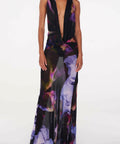Rat & Boa Antonella Iris Gown - 6 / Multi - Dresses