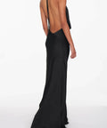 Rat & Boa Donyale Silk Maxi Dress in Black - Dresses