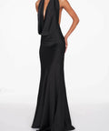 Rat & Boa Donyale Silk Maxi Dress in Black - Dresses