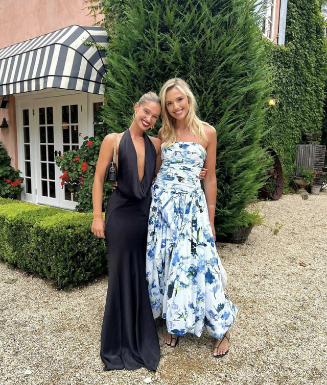 Rat & Boa Donyale Silk Maxi Dress in Black - Dresses