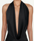 Rat & Boa Donyale Silk Maxi Dress in Black - Dresses