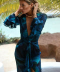 Rat & Boa Fiorella blue maxi dress / Size M fit 8/10 - Dresses