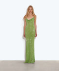 Rat & Boa Gaia Gown - 8 / Green - Dresses